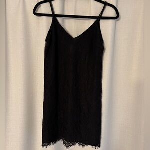 Francesca’s Black Lace Dress